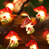 Pilz-Lichterketten